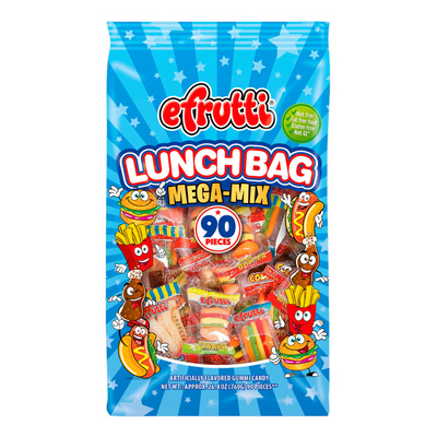 Efrutti Lunchbag Mega Mix Fruity Gummy Candy 760g