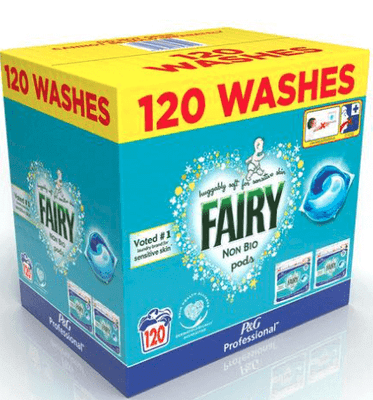 Fairy Non Bio Pods Washing Liquid Capsules 120 Washes