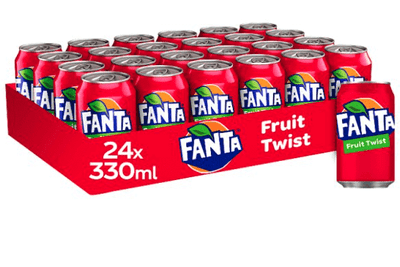 Fanta Fruit Twist Pack Of 24x330ml Cans