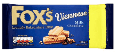 Fox's Viennese Milk Chocolate 120g (Pack of 12)