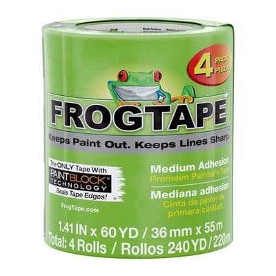 FrogTape Multi-Surface Pro Painter's Tape 3.6cm x 60 Yards - 4 Pack