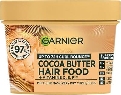 Garnier Ultimate Blends Hair Food Cocoa Butter Hair Mask, 400ml