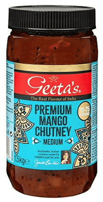 Geeta's Premium Mango Chutney, Medium 1.5kg