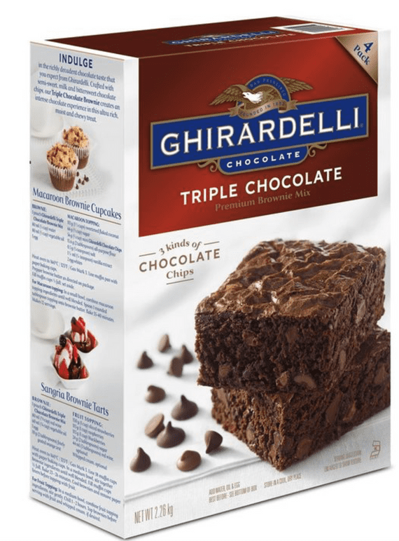 Ghirardelli Chocolate Triple Chocolate Brownie Mix 2.26kg