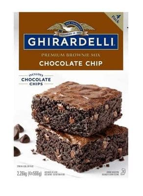 Ghirardelli Premium Brownie Mix Chocolate Chip 2.26kg