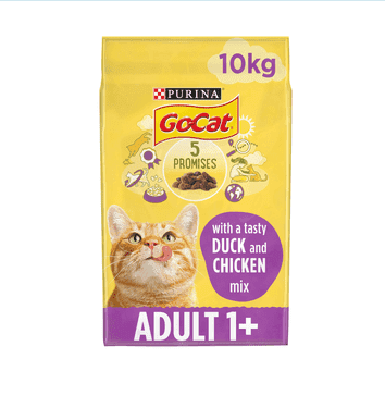 Go-Cat Adult Dry Cat Food Chicken and Duck 10kg