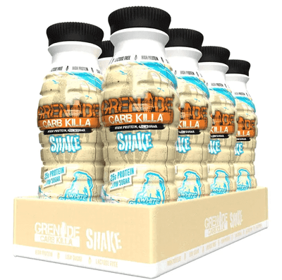 Grenade Carb Killa White Chocolate High Protein Shake, 8 x 330ml