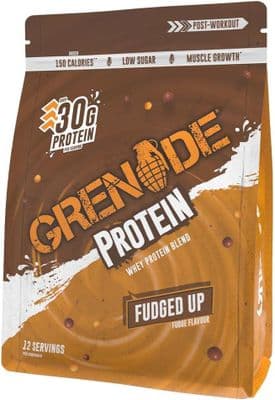 Grenade Fudge Flavour Whey Protein Powder, 480g Bag