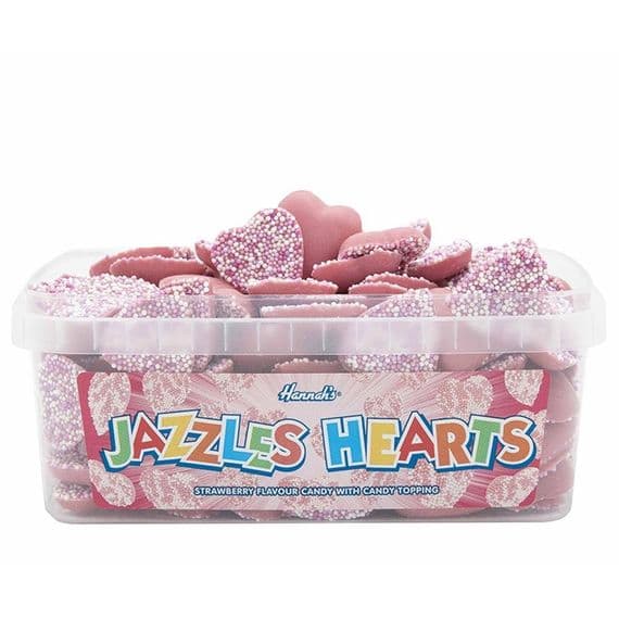 Hannah's Jazzles Hearts Chocolate Sweets | 600g
