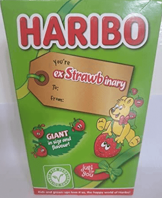Haribo Giant Strawbs Gift Box 380g