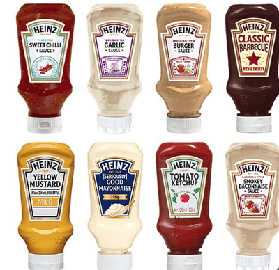 Heinz Picnic Pack 8 x 220 ml Sauce Selection