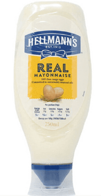 Hellmann's Real Squeezy Creamy and Delicious Mayonnaise, 750ml