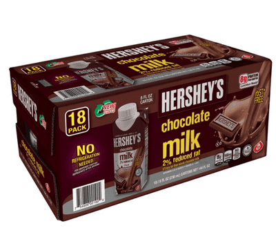 Hershey's Chocolate Milk Drink, 18 x 236ml