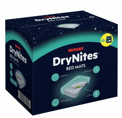 Huggies DryNites Disposable Bed Mats, Mattress Protector - 28 Mats