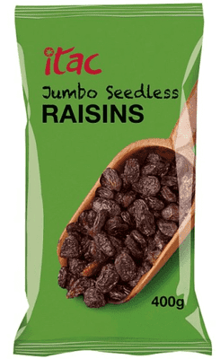 itac Jumbo Seed less Raisins 400g