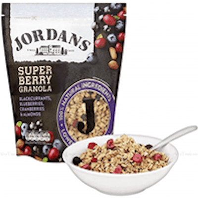 Jordans Super Berry Granola Wholegrain Oat Seeds Blackcurrants Blueberries 1.5kg