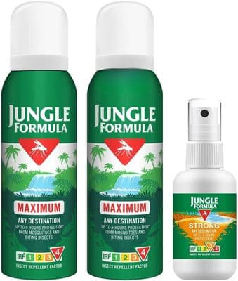 Jungle Formula Insect Repellent Spray Set Travel Pack