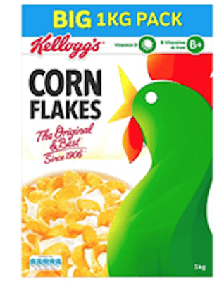 Kellogg's Corn Flakes, (1000g box)