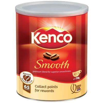 Kenco Smooth Well Rounded Medium Roast Instant Coffee 750g / Approx 415 Cups