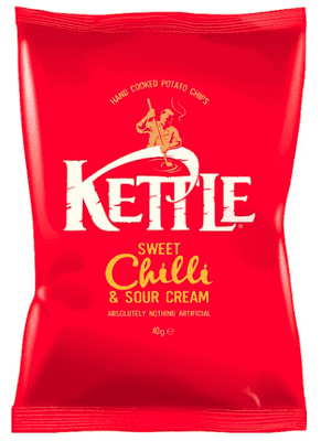 Kettle Chips Sweet Chilli & Sour Cream 18 x 40g Bags