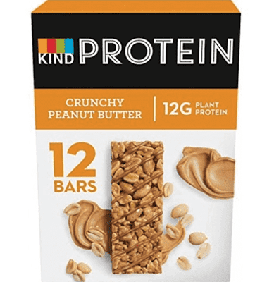 KIND Protein Crunchy Peanut Butter 12 x 50g Bars, Gluten Free