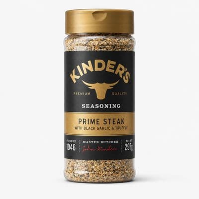 Kinder's Prime Steak Seasoning with Black Garlic & Truffle, 297g