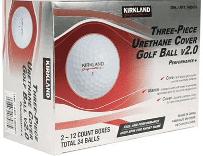 Kirkland Signature 3-Piece Urethane Cover Golf Balls - 24 Pack
