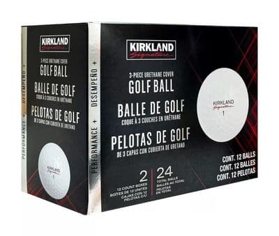Kirkland Signature 3-Piece V3.0 Urethane Cover Golf Balls - 24 Pack
