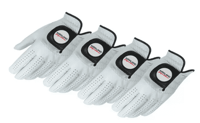 Kirkland Signature Cabretta Leather Golf Gloves 4 Pack M-L
