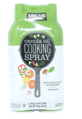 Kirkland Signature Canola Oil Cooking Spray Propellant Free - Pack of 2 x 397g