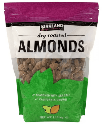 Kirkland Signature Dry Roasted Almonds, 1.13kg