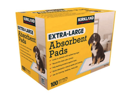 Kirkland Signature Extra-Large Absorbent Pet Pads 100 Pack