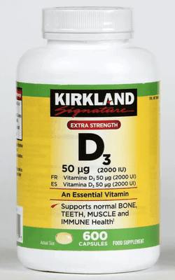 Kirkland Signature Extra Strength Vitamin D3 Capsules