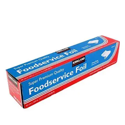Kirkland Signature Heavy Duty Foodservice Aluminium Foil, 2 Rolls of 45cm x 100m