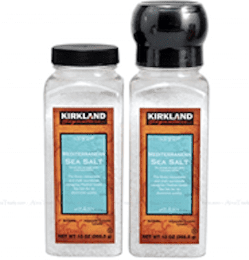Kirkland Signature Mediterranean Sea Salt Grinder & Refill, 737g