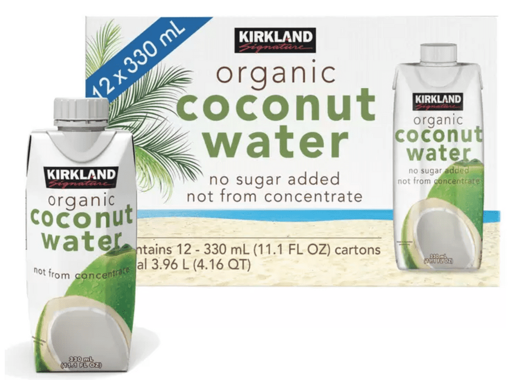Kirkland Signature Organic Coconut Water 12 x 330ml