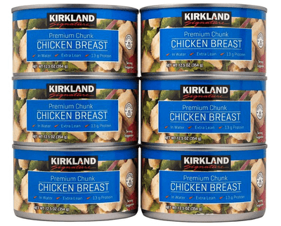 Kirkland Signature Premium Chunk Canned Chicken Breast, 6 x 354g