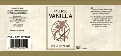 Kirkland Signature Pure Vanilla Extract 473ml