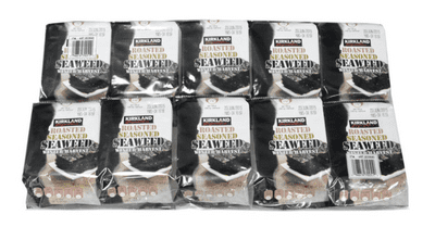 Kirkland Signature Roasted Seasoned Seaweed Winter Harvest 10 x 17g Packs