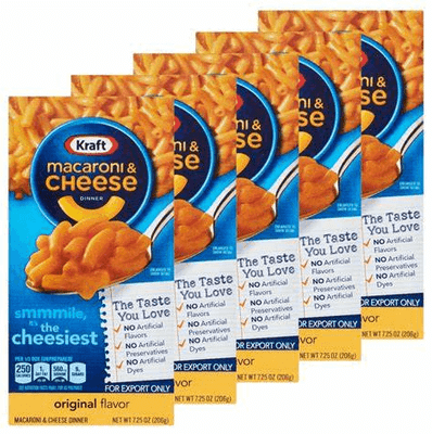Kraft Macaroni & Cheese 206 g (Pack of 5)