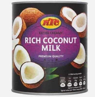 KTC Extra Creamy Coconut Milk, 2.9L Catering Tin