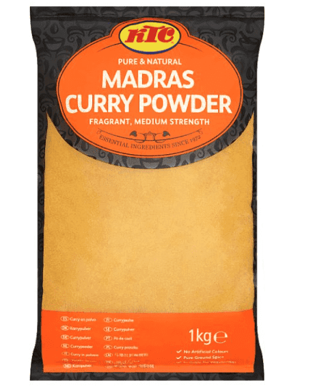 KTC Fragrant Medium Strength Mild Madras Curry Powder 1kg