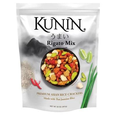 Kunin Rigato Mix Jasmine Rice Crackers 567g – Assorted Snacks
