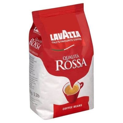 Lavazza Qualita Rossa Coffee Beans 1kg Medium Roasting Made in Italy