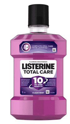 Listerine Total Care MouthWash Clean Mint 1L