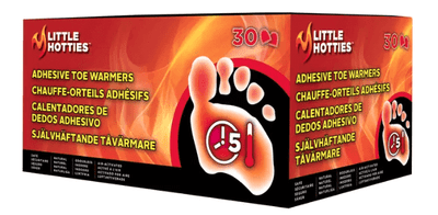 Little Hotties Adhesive Toe Warmers 30 Pairs - 5 Hours of Pure Heat