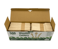 Love The Earth Wooden Cutlery Variety, 500 Pack