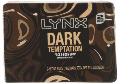 Lynx Dark Temptation Face & Body Soap (2 bars)