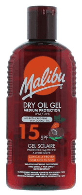 Malibu Dry Oil Gel SPF 15  (200ml)