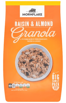 Mornflake Raisin & Almond Granola Big Family Pack 1kg